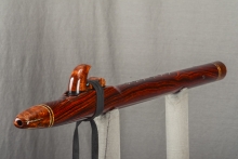 Cocobolo Native American Flute, Minor, Mid A-4, #L28F (1)